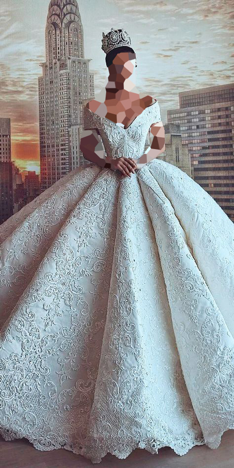 مدل لباس عروس پرنسسی اروپایی