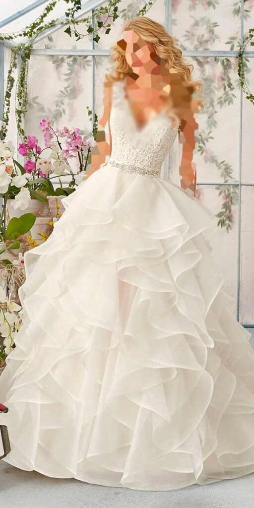 مدل لباس عروس پرنسسی ترکیه ای
