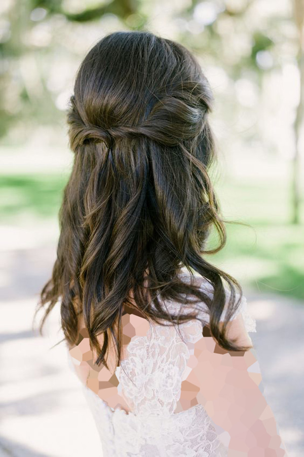 مدل موی ساده برای عروسی در خانه
