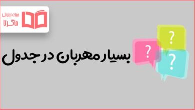 بسیار مهربان در جدول