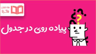 پیاده روی در جدول