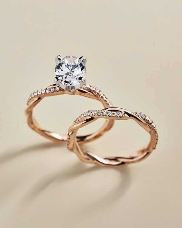 مدل حلقه ازدواج الماس