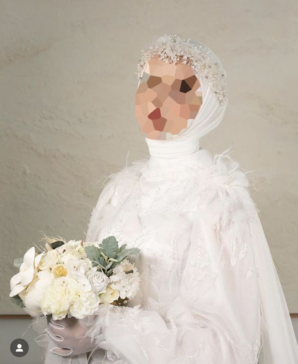 مدل لباس عروس پوشیده شیک اروپایی