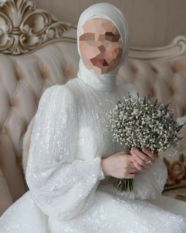 مدل لباس عروس پوشیده برای افراد لاغر