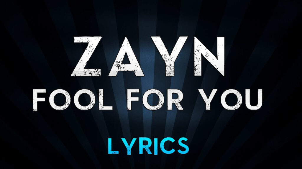 متن و ترجمه آهنگ fOoL fOr YoU از Zayn