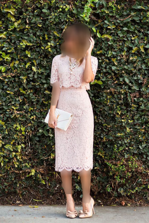 مدل لباس با پارچه دانتل مجلسی
