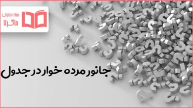 جانور مرده خوار در جدول