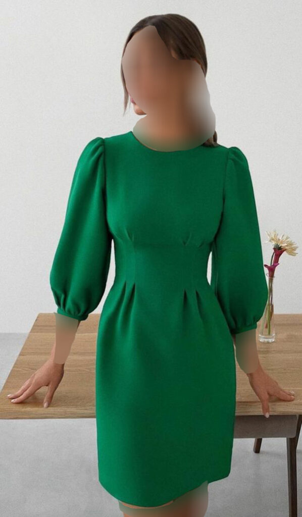 مدل لباس مجلسی دخترانه 17 ساله سبز