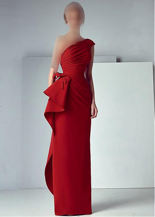 مدل لباس مجلسی واسه خواهر عروس رنگ قرمزی