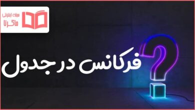 فرکانس در جدول