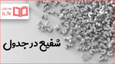 شفیع در جدول