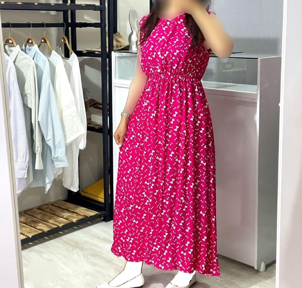 لباس بلند گلدار خانگی