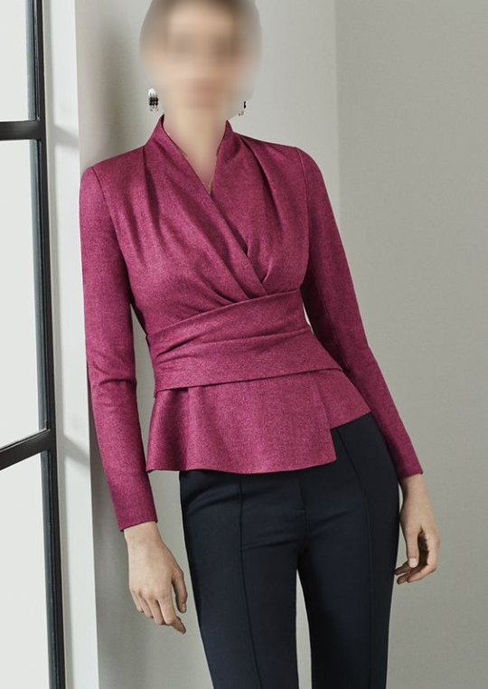 مدل لباس مجلسی زنانه در با طرح چپ و راستی ۲۰۲۳
