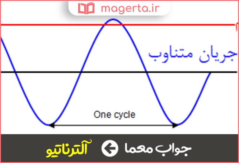 جواب معما جریان متناوب برق در جدول