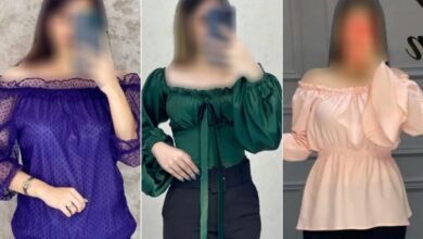 مدل شومیز یقه قایقی جدید