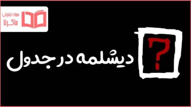 دیشلمه در جدول