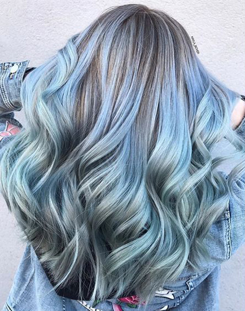 رنگ مو آبی یخی قیمت
