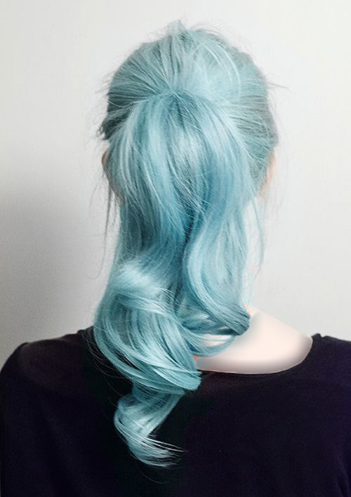 مو آبی یخی
