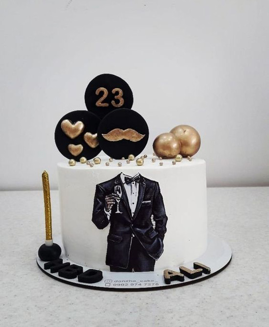 کیک تولد مردانه لاکچری