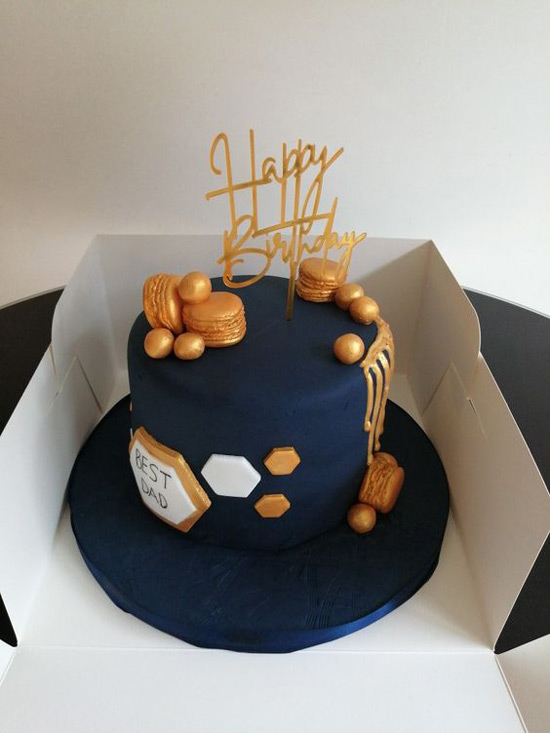 کیک تولد مردانه لاکچری