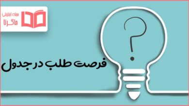 فرصت طلب در جدول