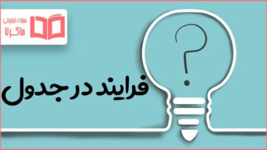 فرایند در جدول