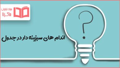اندام های سبزینه دار در جدول