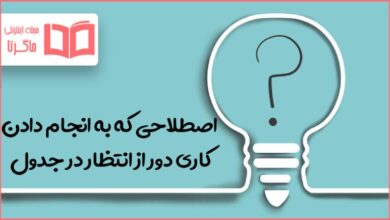 اصطلاحی که به انجام دادن کاری دور از انتظار در جدول