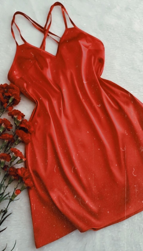 لباس خواب قرمز شیک و زیبا