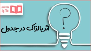 اثر بالزاک در جدول