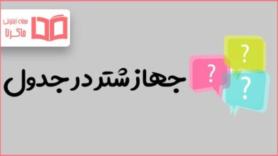 جهاز شتر در جدول