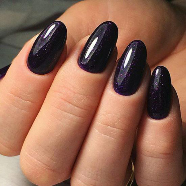 طرح ناخن آبی و سفید