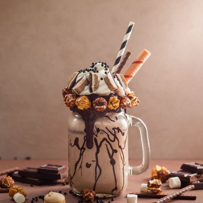 دستور آیس پک شکلاتی بیرونی