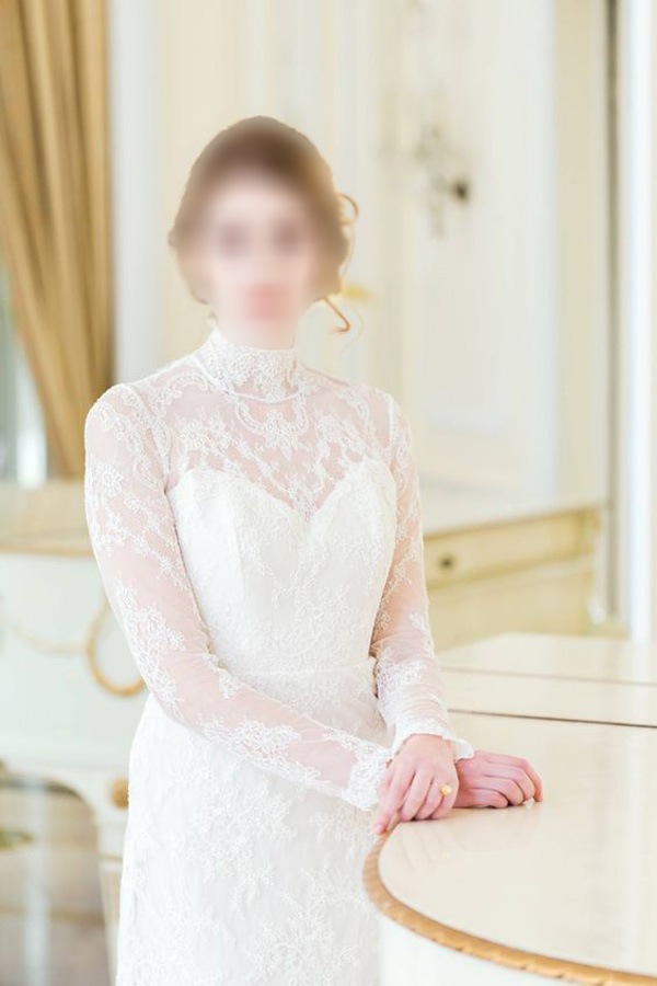 مدل لباس عروس اروپایی دنباله دار
