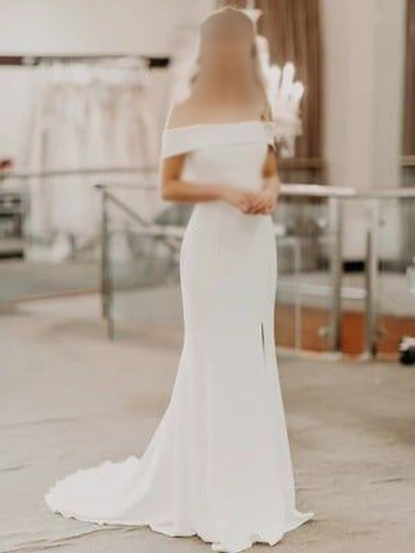 مدل لباس عروس اروپایی ساده و شیک
