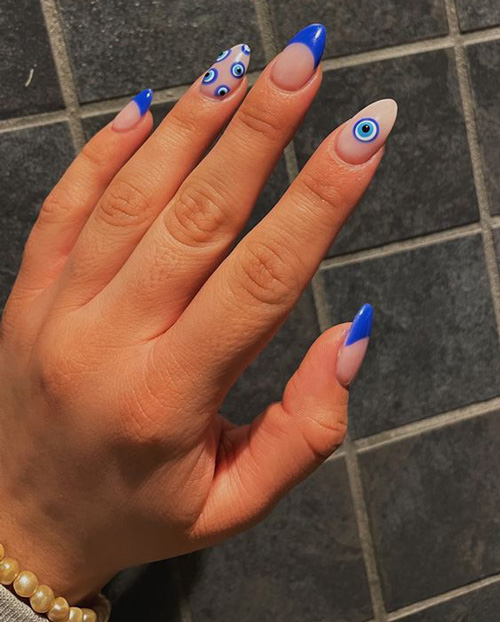 طرح ناخن چشم گربه ای