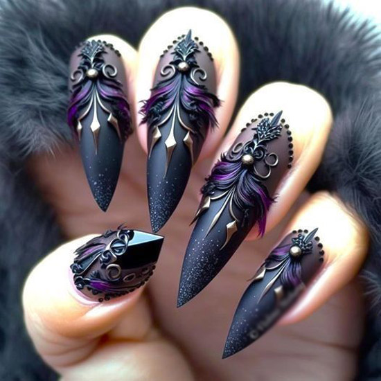 طرح ناخن فانتزی عروسکی