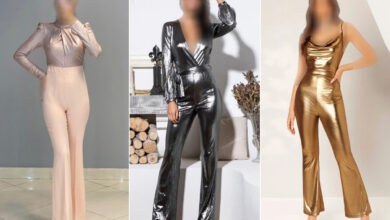مدل لباس سرهمی مجلسی لمه زنانه