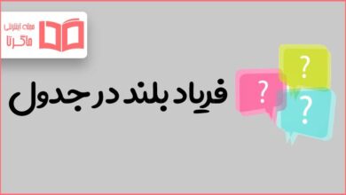 فریاد بلند در جدول