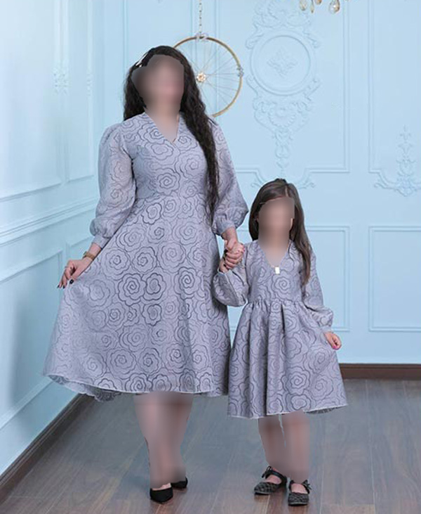 ست لباس مجلسی مادر دختری برای تولد
