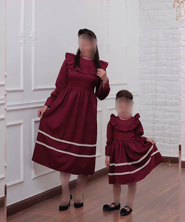 ست لباس مجلسی مادر و دختر ایرانی
