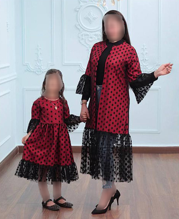 مدل لباس مجلسی ست مادر دختری اینستاگرام
