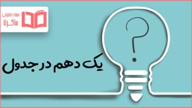 یک دهم در جدول