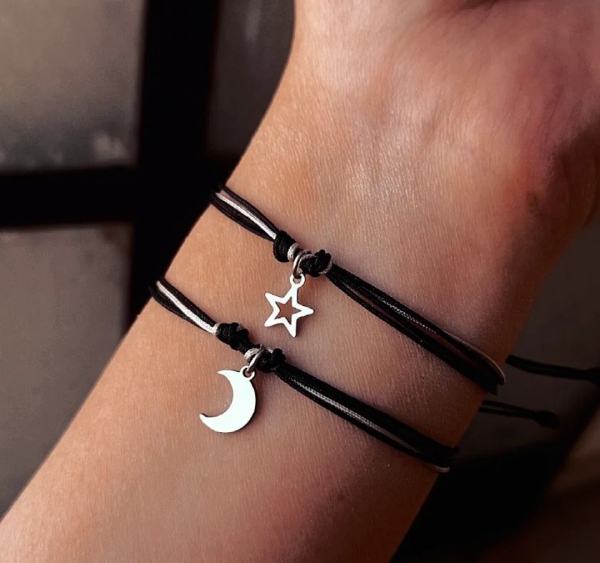 دستبند ست عاشقانه ماه و خورشید
