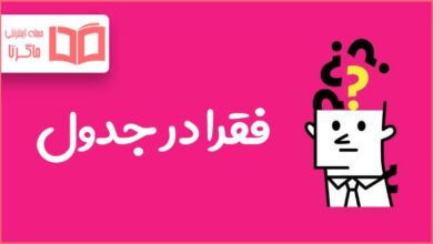 فقرا در جدول