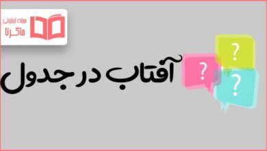 آفتاب در جدول