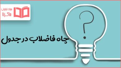 چاه فاضلاب در جدول