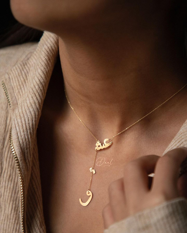 گردنبند طلا زنانه سنگین با قیمت