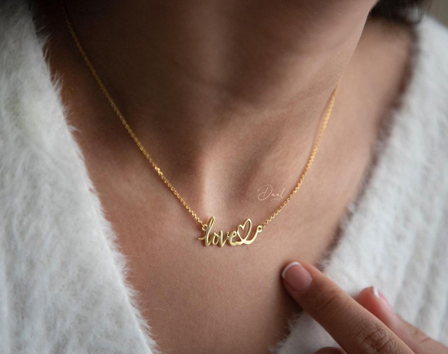 گردنبند طلا زنانه سنگین با قیمت