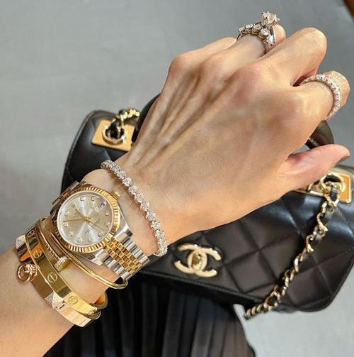 انواع ساعت طلای زنانه شیک
